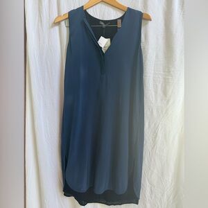 Vince 100% Silk Blue Dress